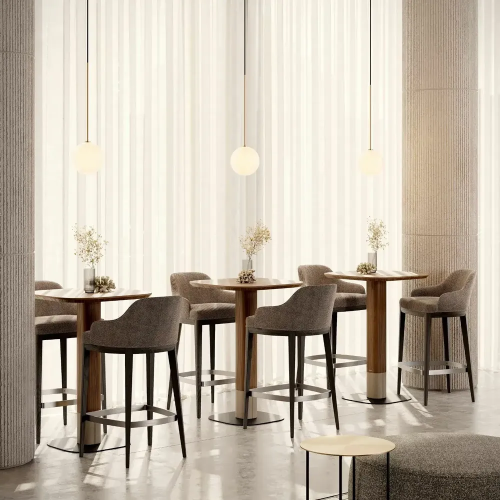 Chairs for hospitalities & contracts - Anna Bar & Counter Chair - DOMKAPA
