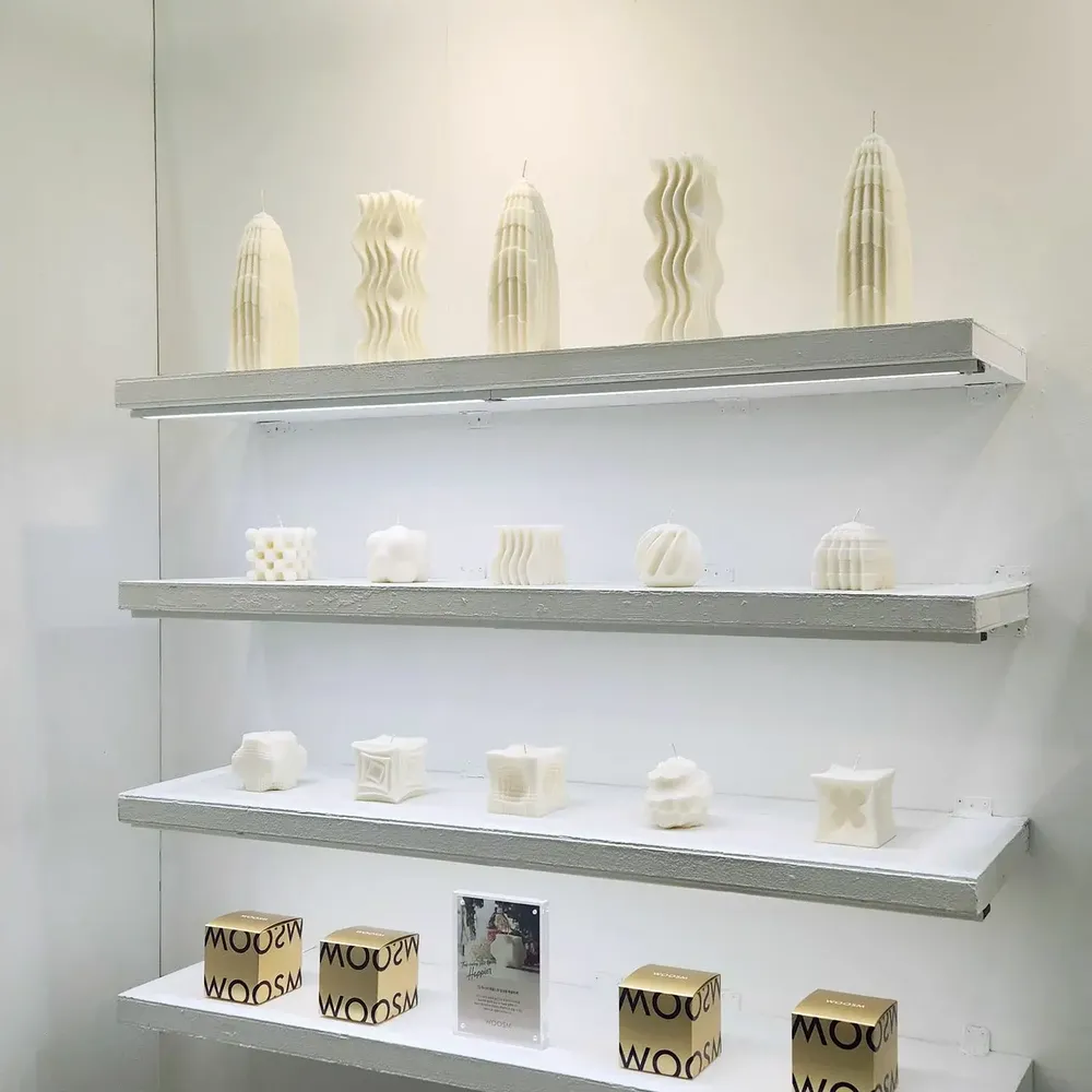 Bougies - Bougie pilier - emballée dans une luxueuse boîte cadeau - WOOSM