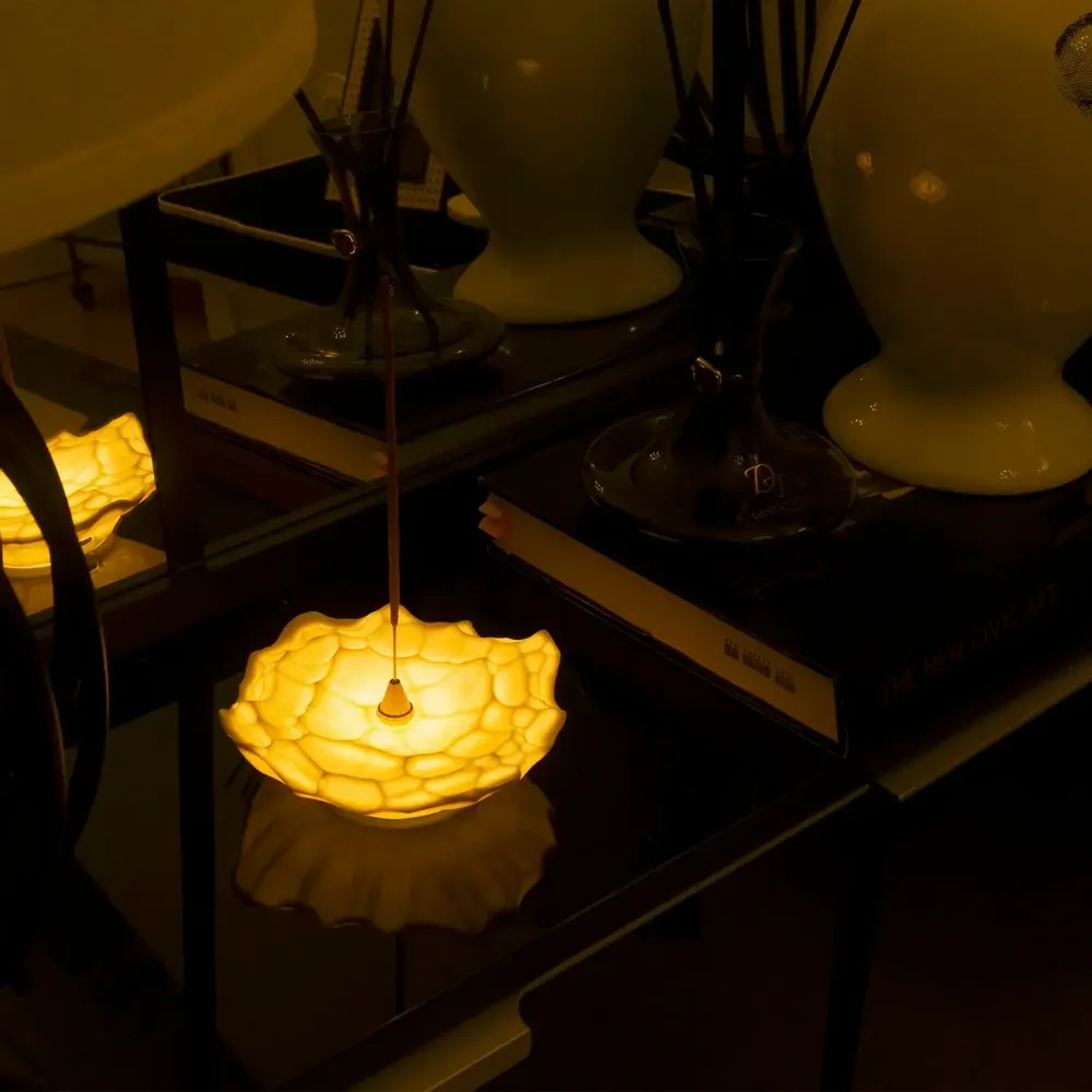 Lampes de table - Porte-encens lumineux en céramique - WOOSM