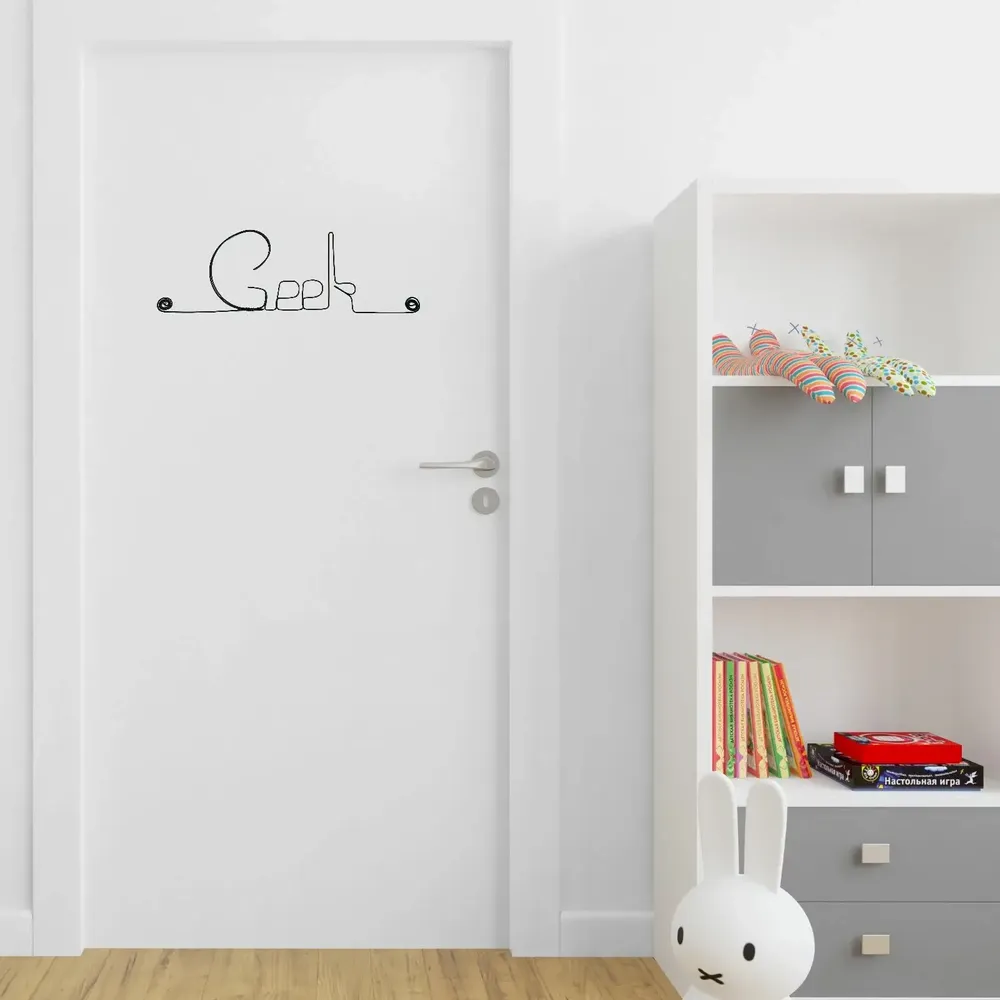 Objets déco enfant - Décoration Murale en Fil de Fer "Geek" - à punaiser - BIJOUX DE MUR