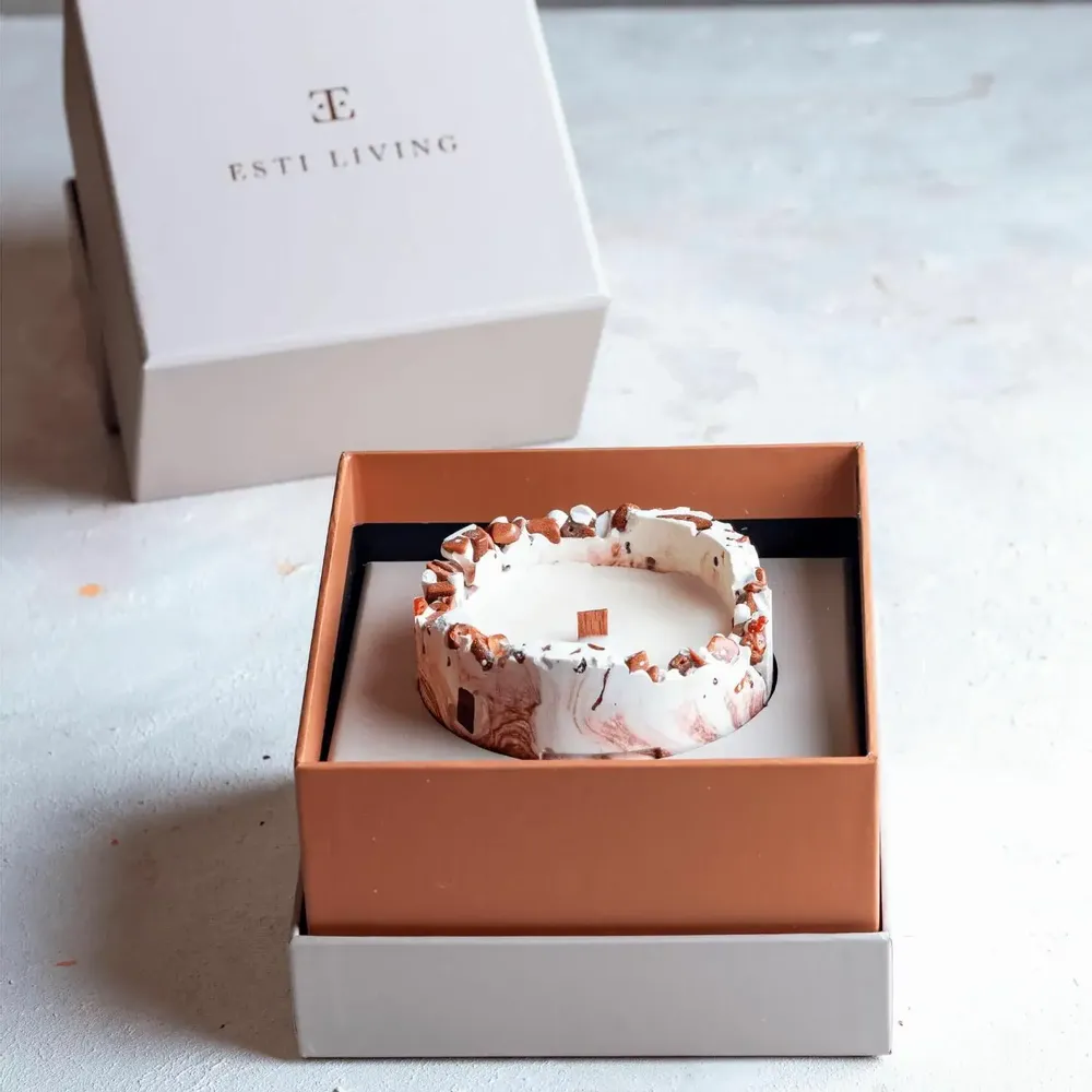 Candles - Copper Charm - Gemstone Candle - ESTI LIVING