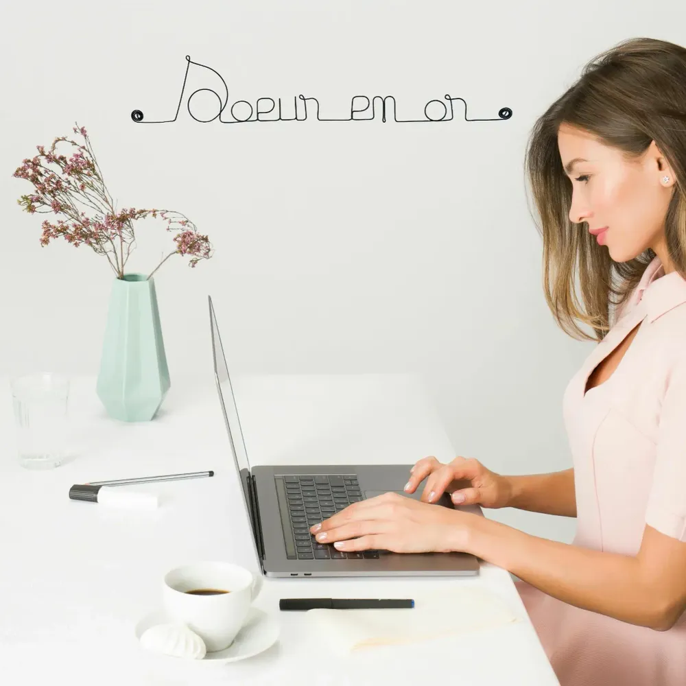 Other wall decoration - Golden Sister Wire Wall Decoration - BIJOUX DE MUR