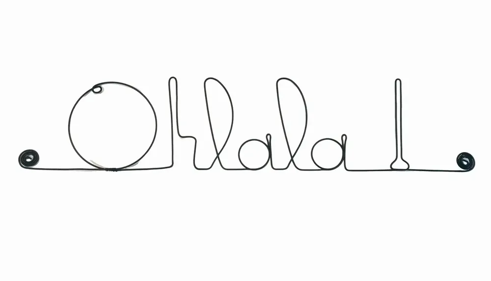 Other wall decoration - Wire Wall Decor " Ohlala! ” - to pin - BIJOUX DE MUR
