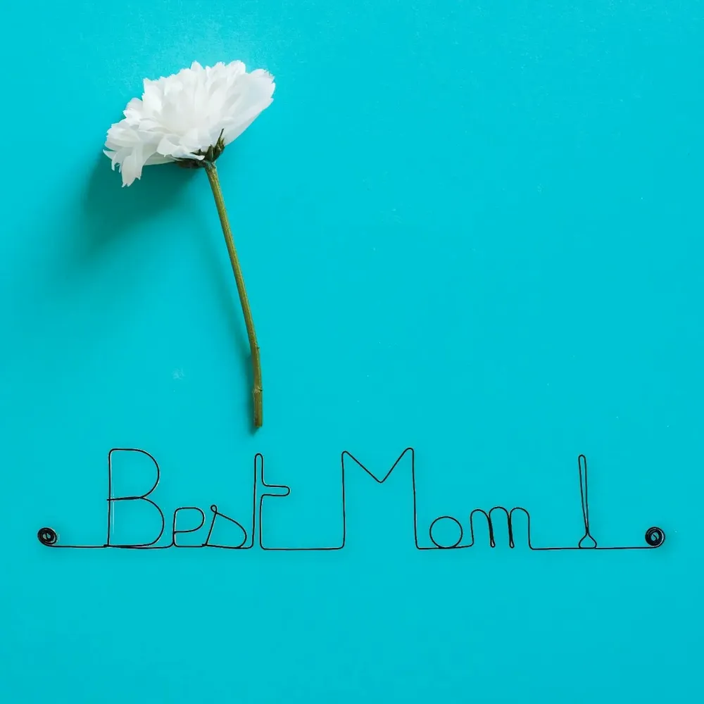 Gifts - Wire Wall Decor ” Best Mom! ” - Mother's Day gift - BIJOUX DE MUR