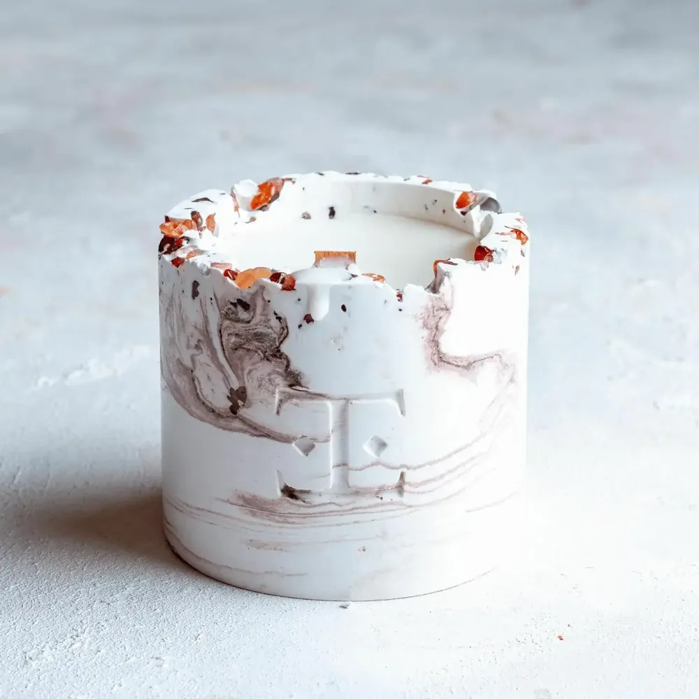 Candles - Mocha Dreams - Gemstone Candle - ESTI LIVING