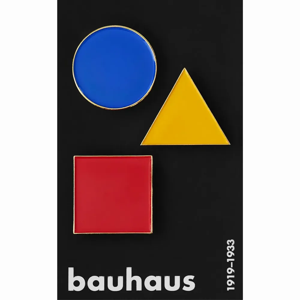 Cadeaux - Ensemble de 3 aimants aux formes basiques dans les couleurs primaires - PINPINPIN.IT