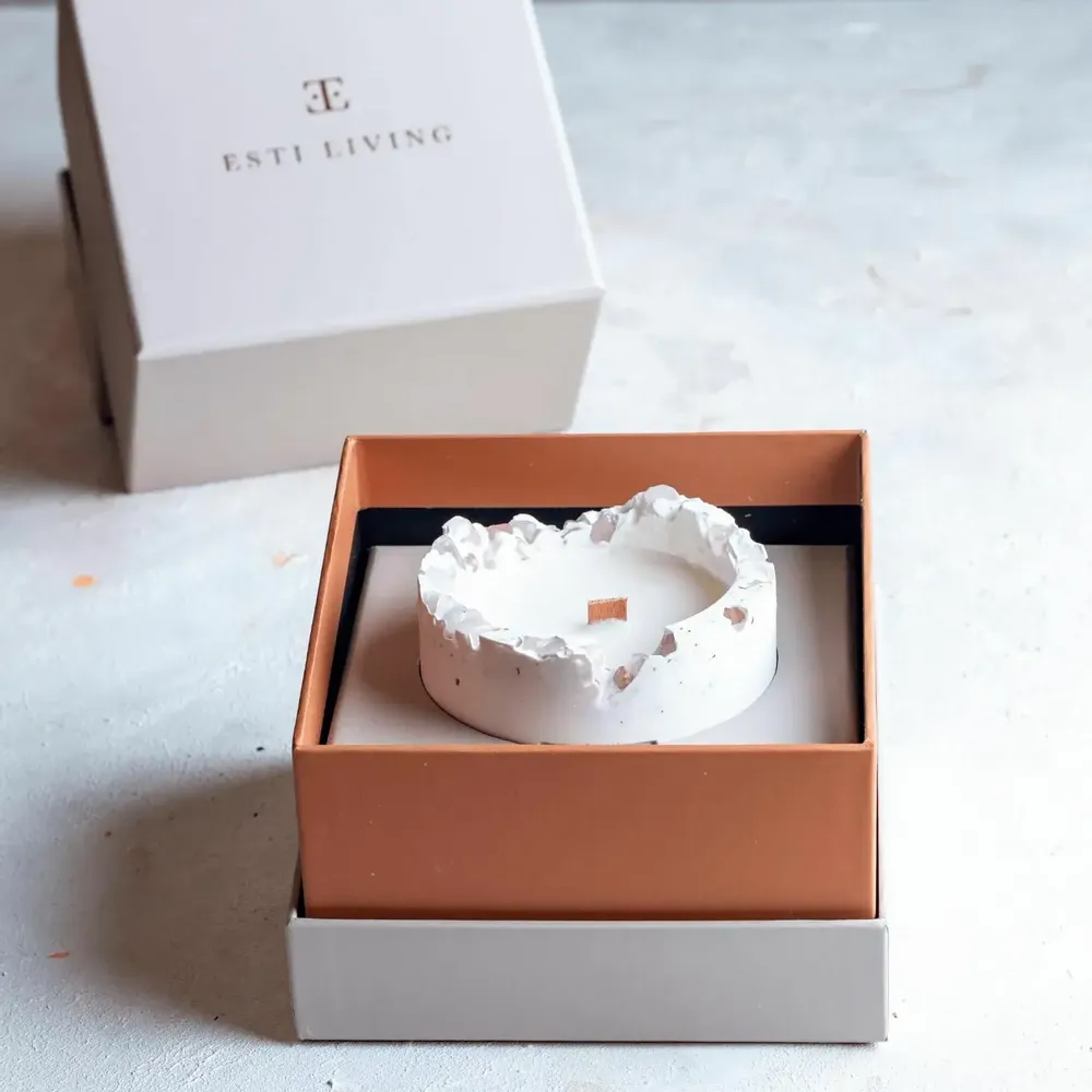 Bougies - Silver Glow - Bougie en pierres précieuses - ESTI LIVING