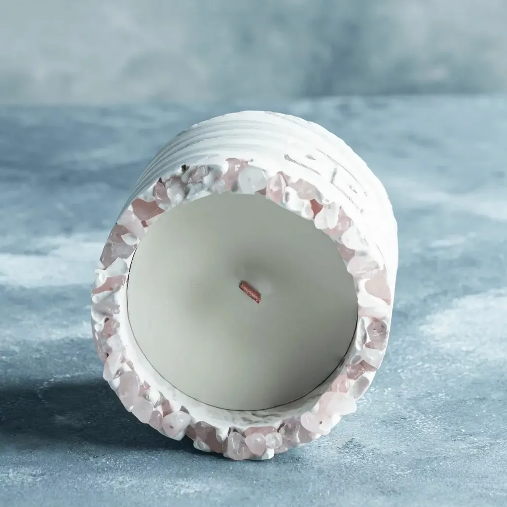 Bougies - Silver Glow - Bougie en pierres précieuses - ESTI LIVING