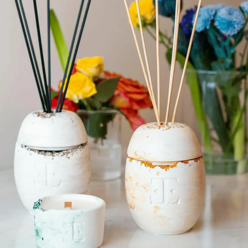 Scent diffusers - Fresh Bloom - Reed Diffuser Set - ESTI LIVING