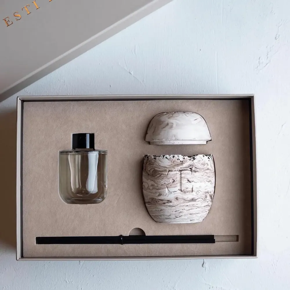 Scent diffusers - Mocha Dreams - Reed Diffuser Set - ESTI LIVING