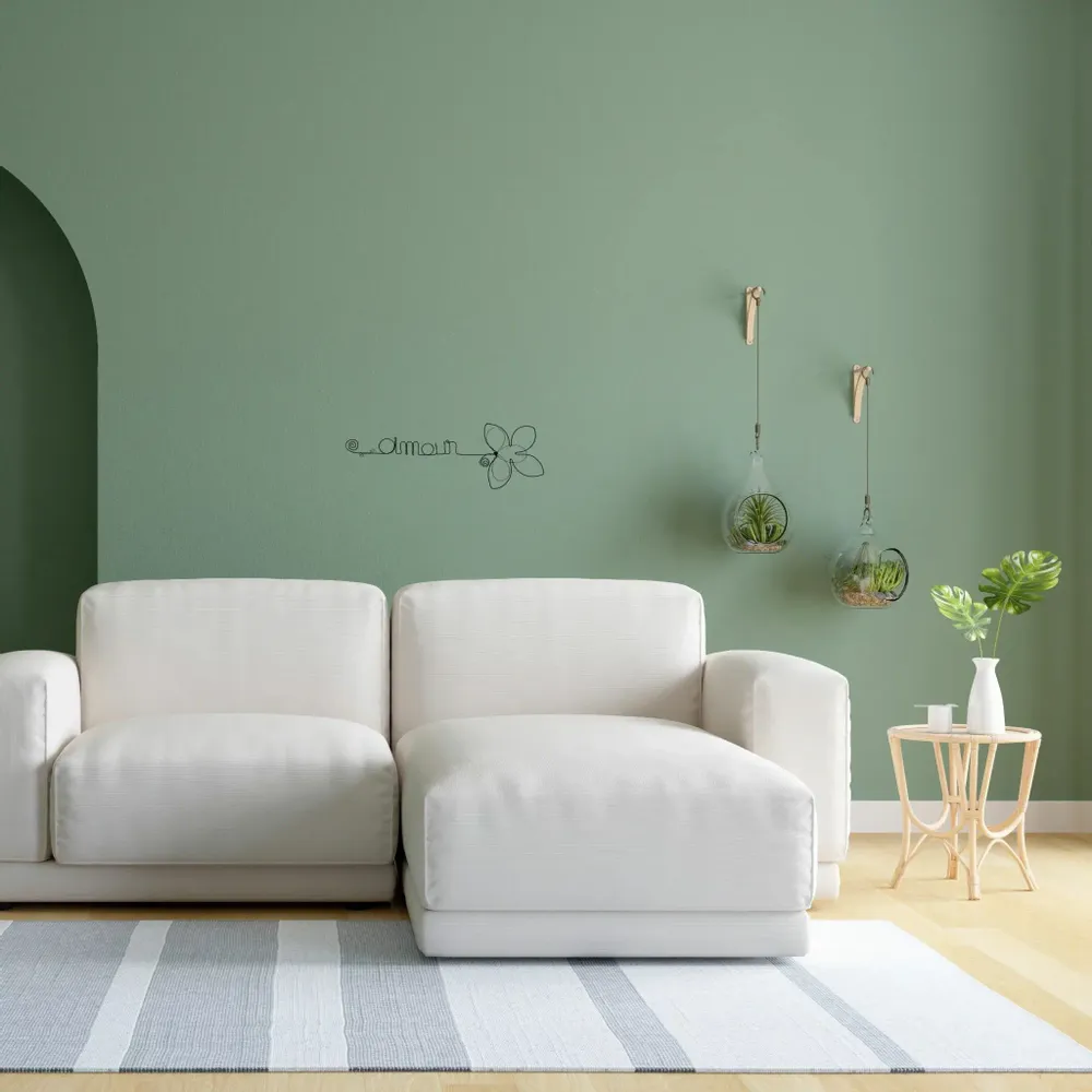 Other wall decoration - Fleur de Lotus - "Amour" - Décoration murale en fil de fer - BIJOUX DE MUR