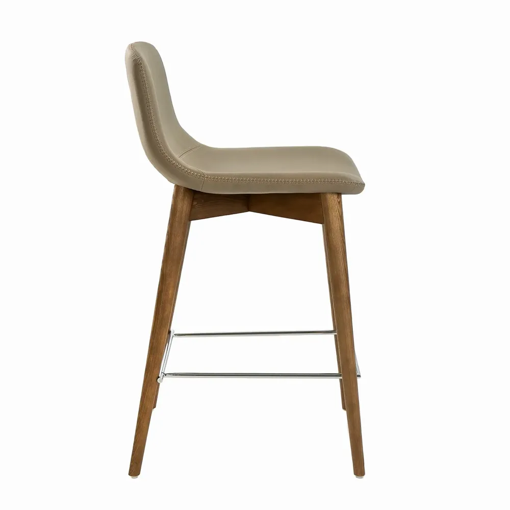 Stools - Upholstered leatherette stool - ANGEL CERDÁ