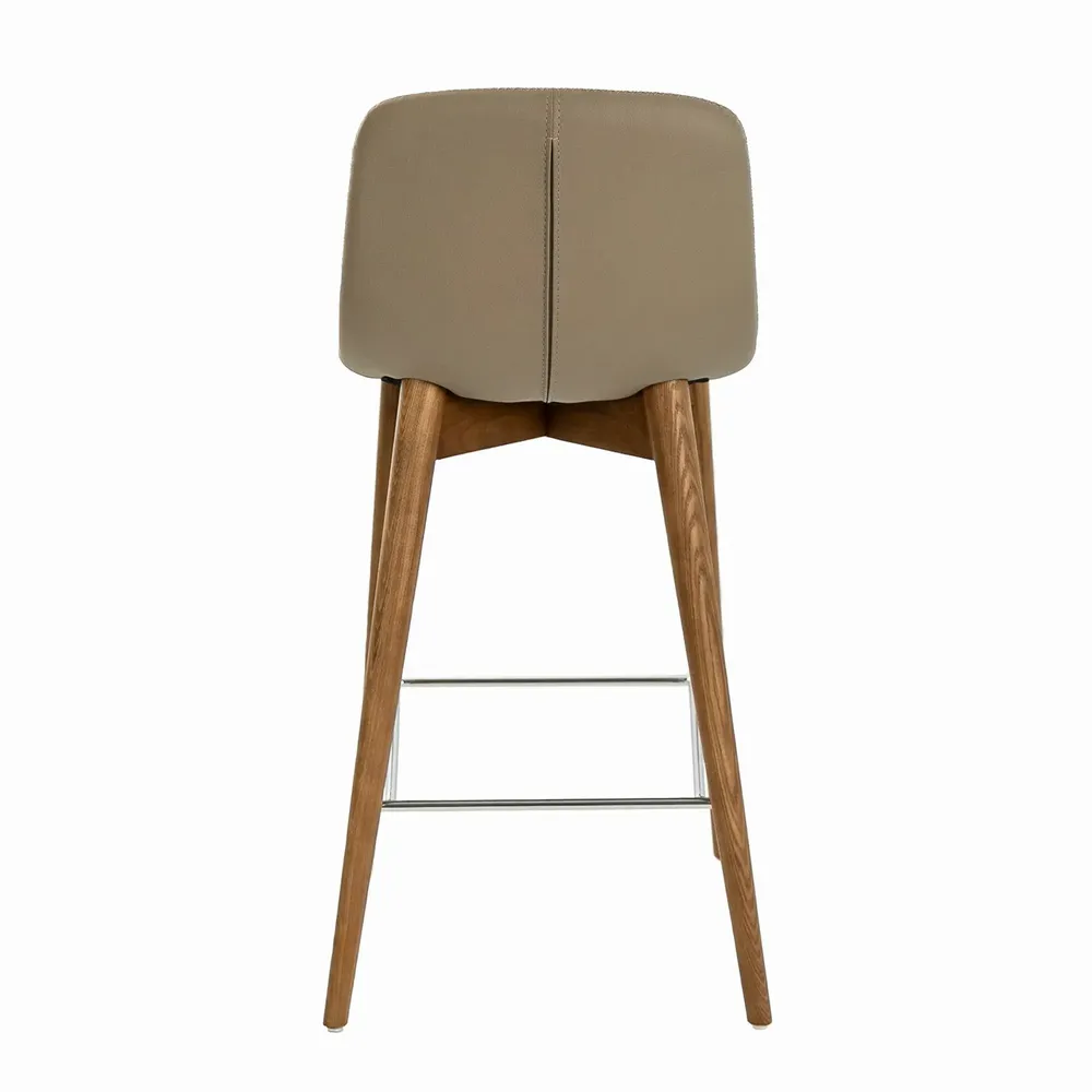 Stools - Upholstered leatherette stool - ANGEL CERDÁ