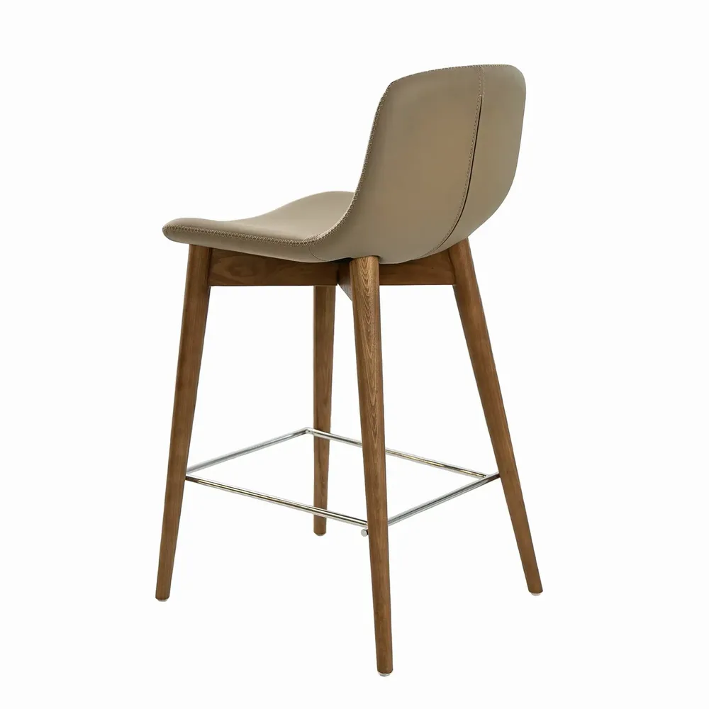 Stools - Upholstered leatherette stool - ANGEL CERDÁ