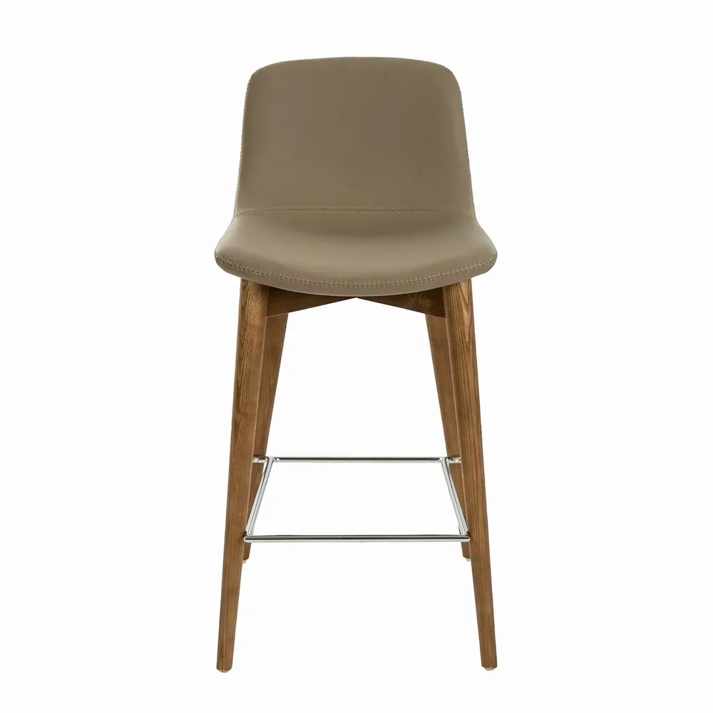 Stools - Upholstered leatherette stool - ANGEL CERDÁ