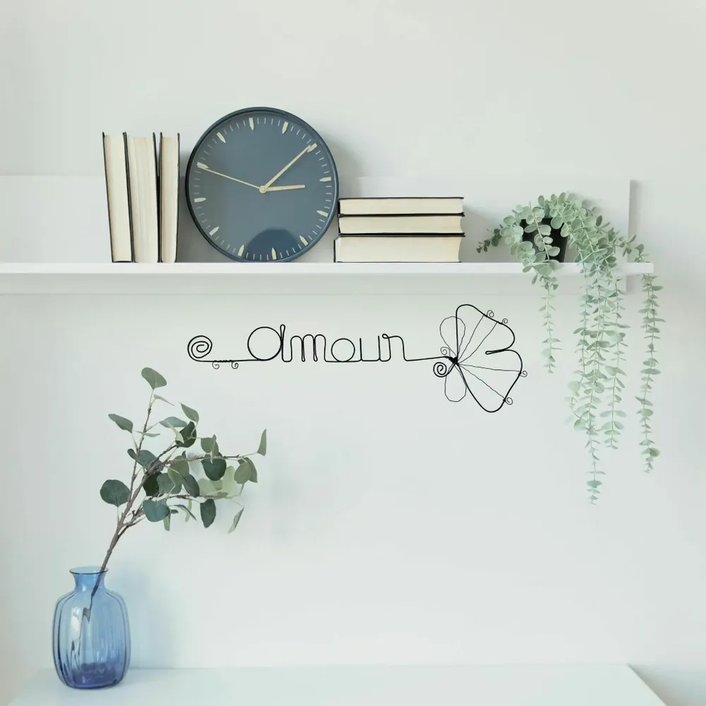 Other wall decoration - Grandfathers' Day "Daddy I love you" - in Wire - BIJOUX DE MUR