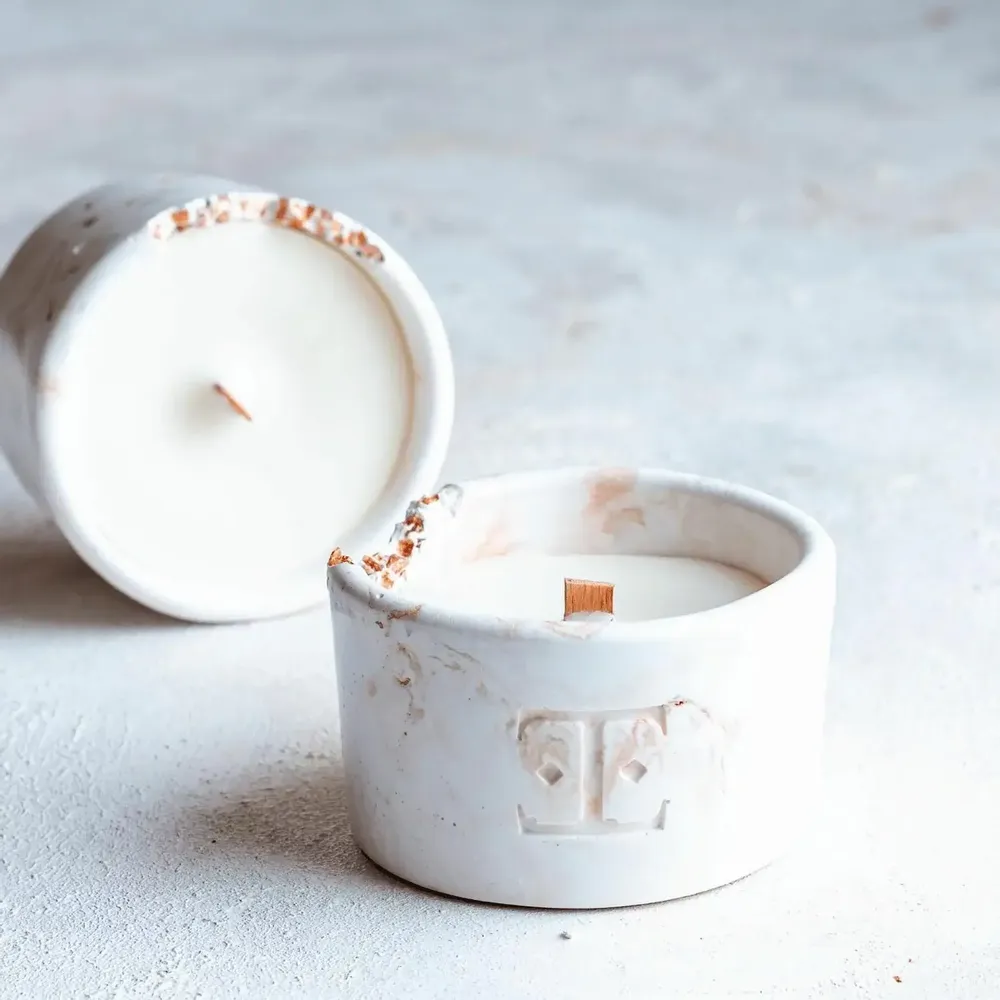 Bougies - Antique Gold - Set de 2 bougies Midi - ESTI LIVING