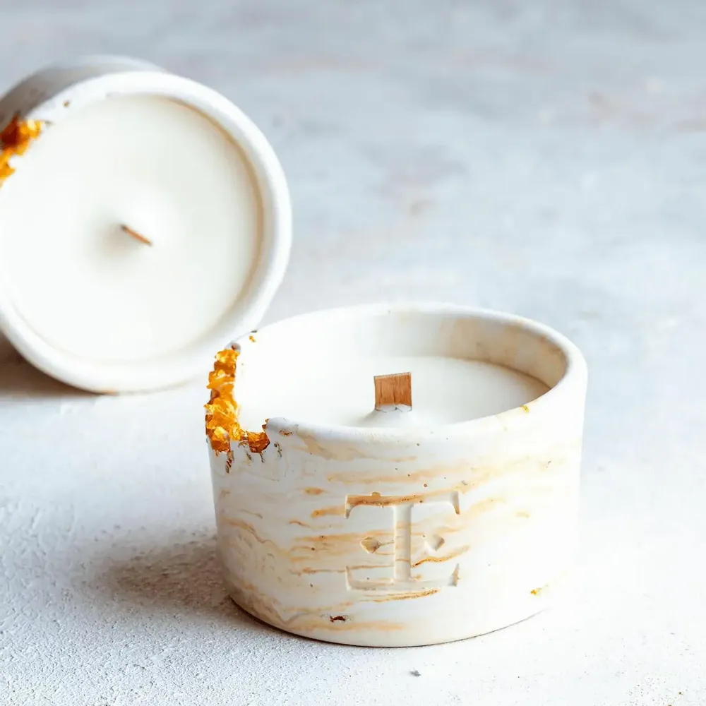 Bougies - Fresh Bloom - Set Midi de 2 Bougies - ESTI LIVING