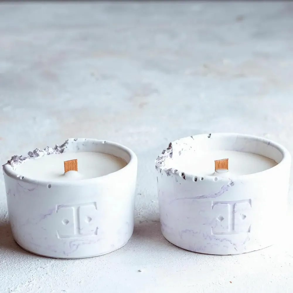 Bougies - Lavande - Set Midi de 2 Bougies - ESTI LIVING