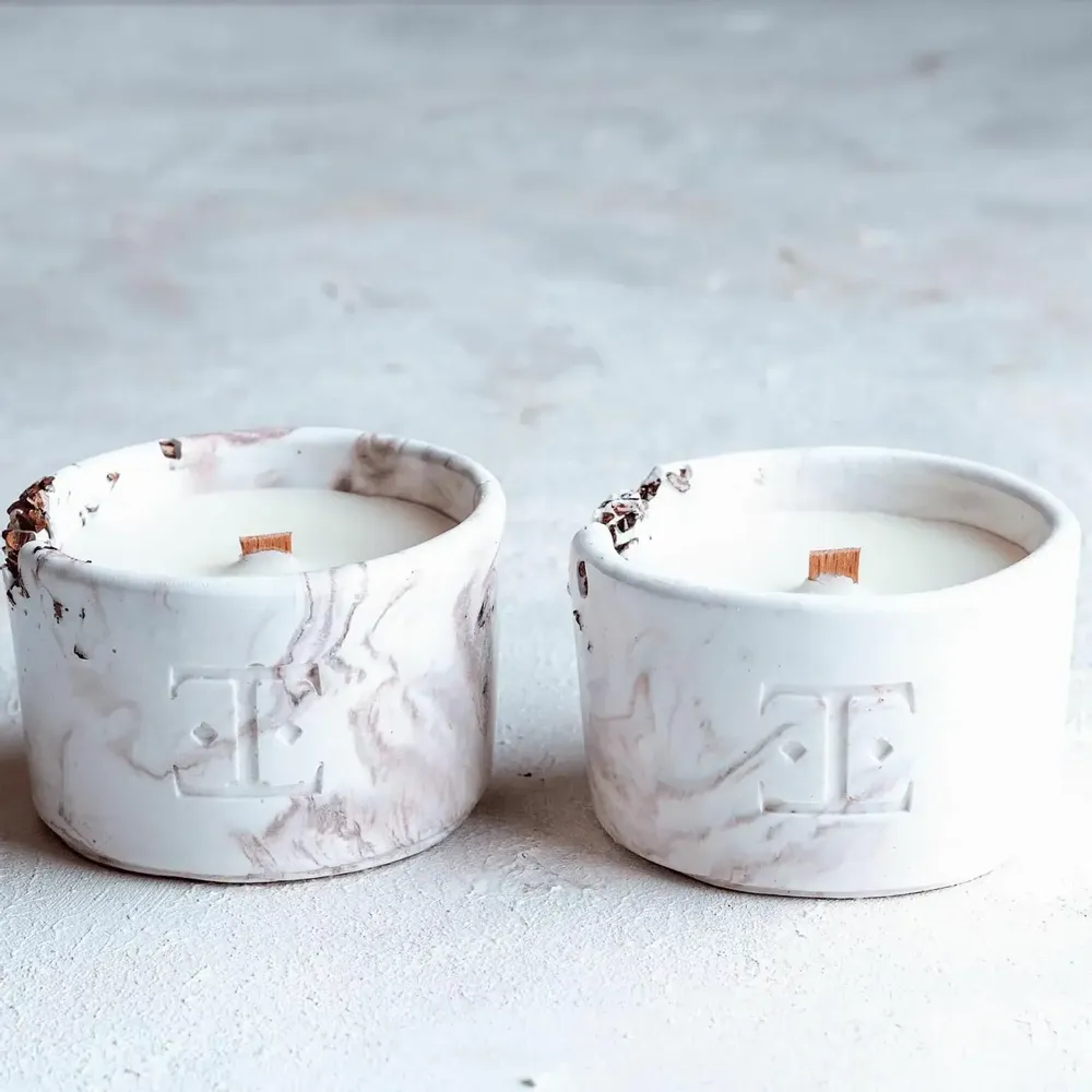 Bougies - Mocha Dreams - Set de 2 Bougies Midi - ESTI LIVING