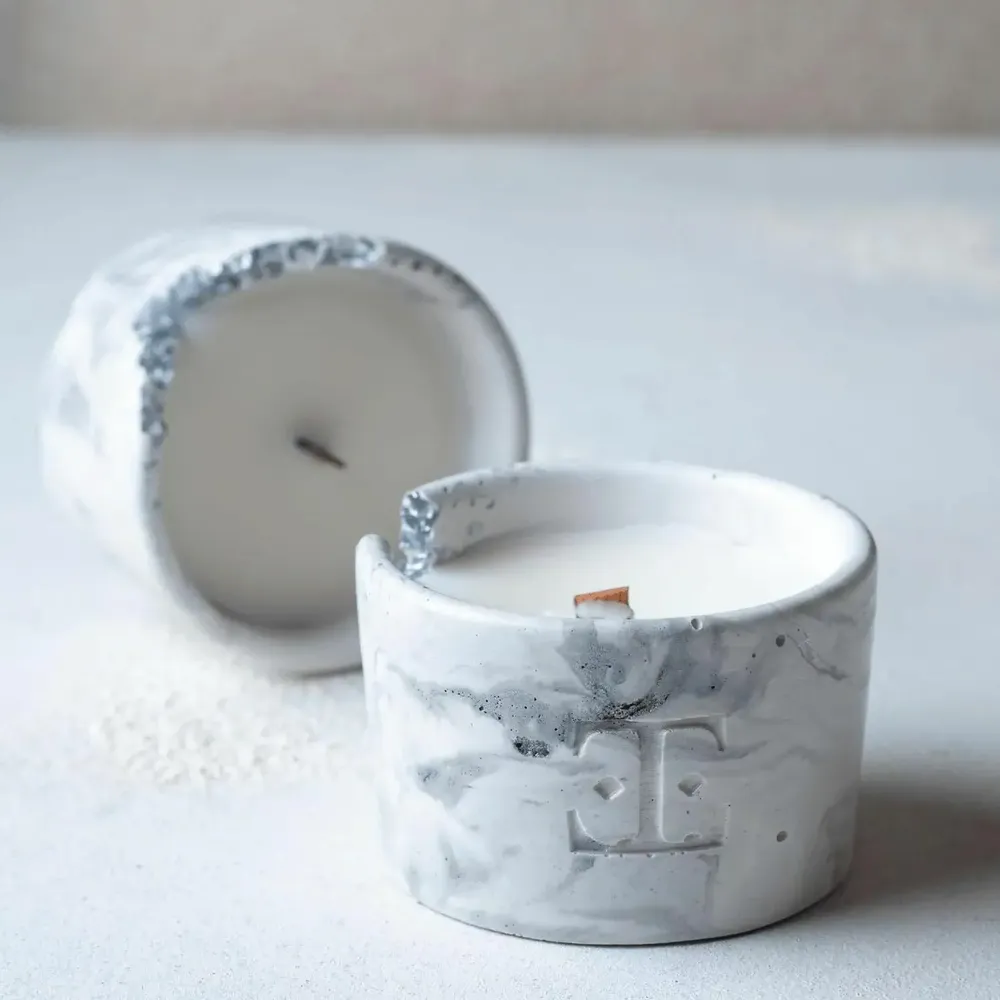 Bougies - Silver Muse - Set de 2 bougies Midi - ESTI LIVING