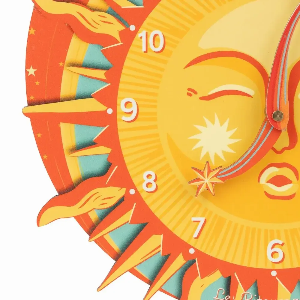 Horloges - Horloge temps Jo Lemon - LES RITOURNAILES