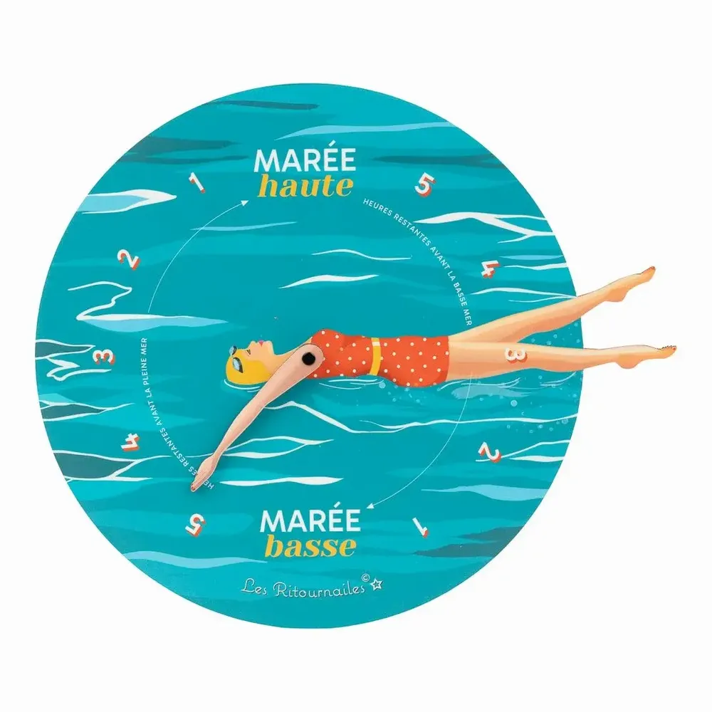 Objets de décoration - Horloge à marée Mado Crolé - LES RITOURNAILES