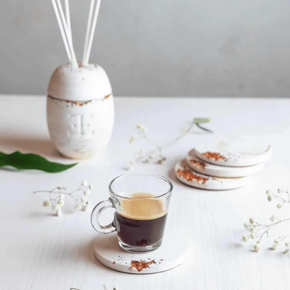 Cadeaux - Ensemble de sous-verres en or antique - ESTI LIVING