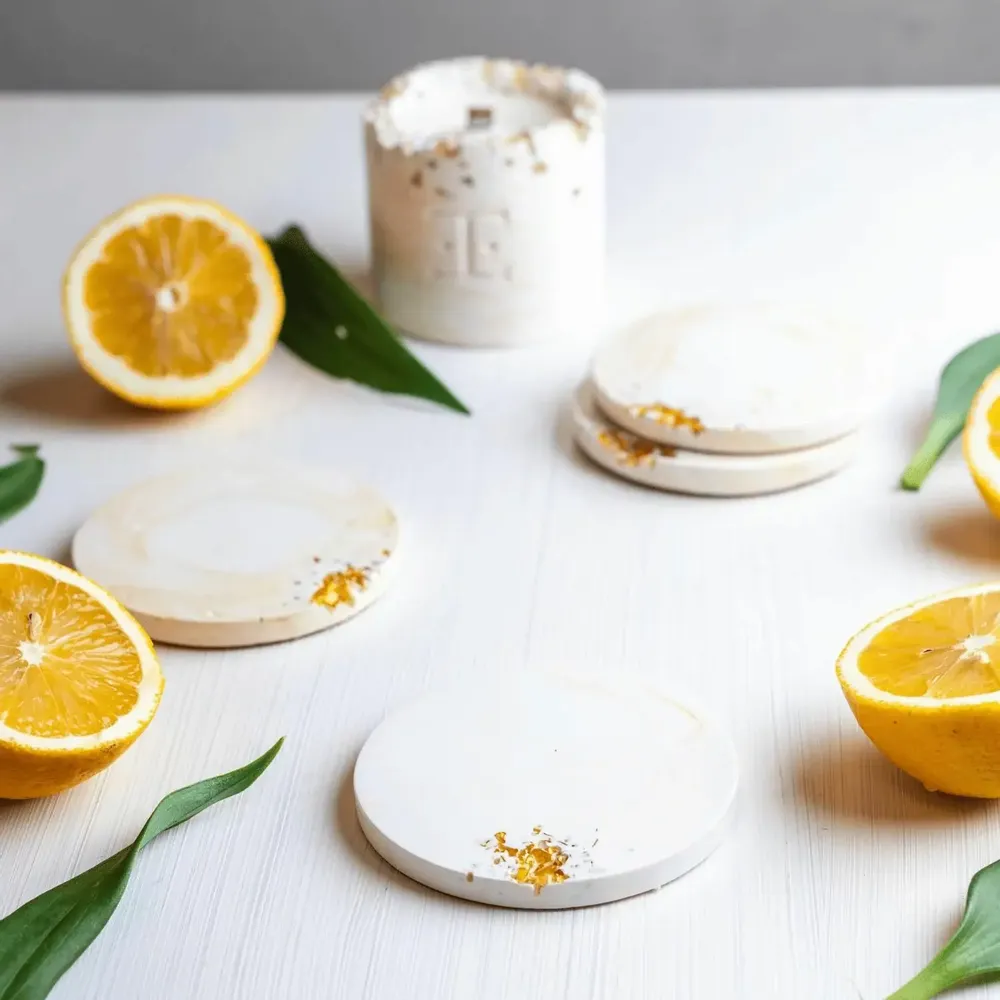 Cosmétiques - Fresh Bloom - Set de Sous-verres en Cristal - ESTI LIVING