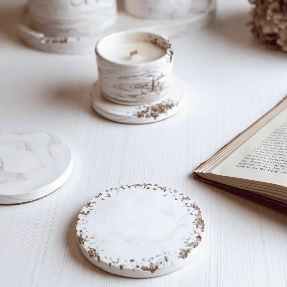 Cosmétiques - Moon and Fig - Set de Sous-verres en Cristal - ESTI LIVING