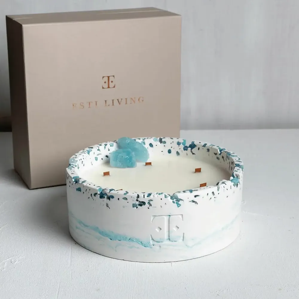 Bougies - Ocean Wave - Bougie Luna Gemstone - ESTI LIVING