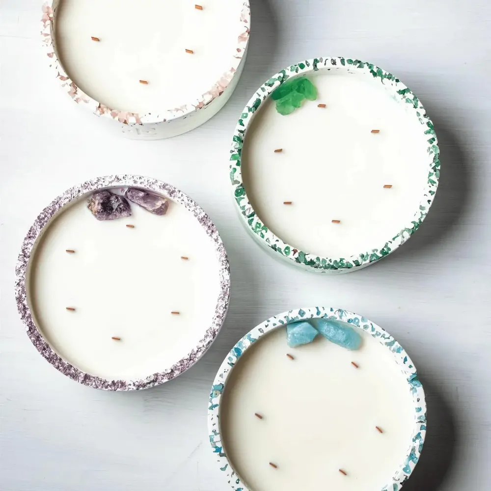 Bougies - Silver Glow - Bougie Luna Gemstone - ESTI LIVING