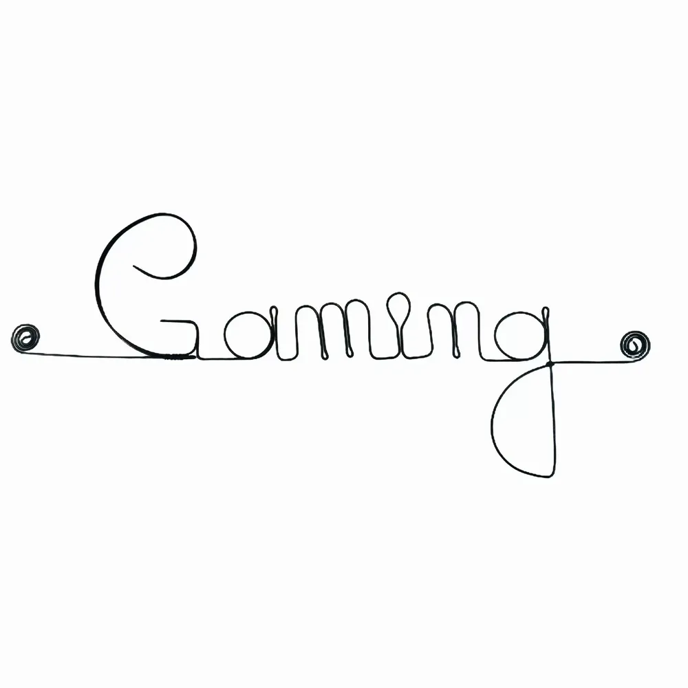 Other wall decoration - Wire Wall Decoration " Gaming ” - to pin - Wall Jewelry - BIJOUX DE MUR