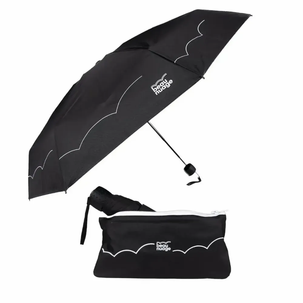 Petite maroquinerie - Le Mini, parapluie éco-responsable et sa housse absorbante brevetée - BEAU NUAGE