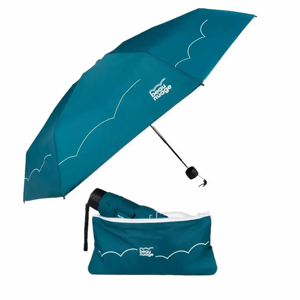 Petite maroquinerie - Le Mini, parapluie éco-responsable et sa housse absorbante brevetée - BEAU NUAGE