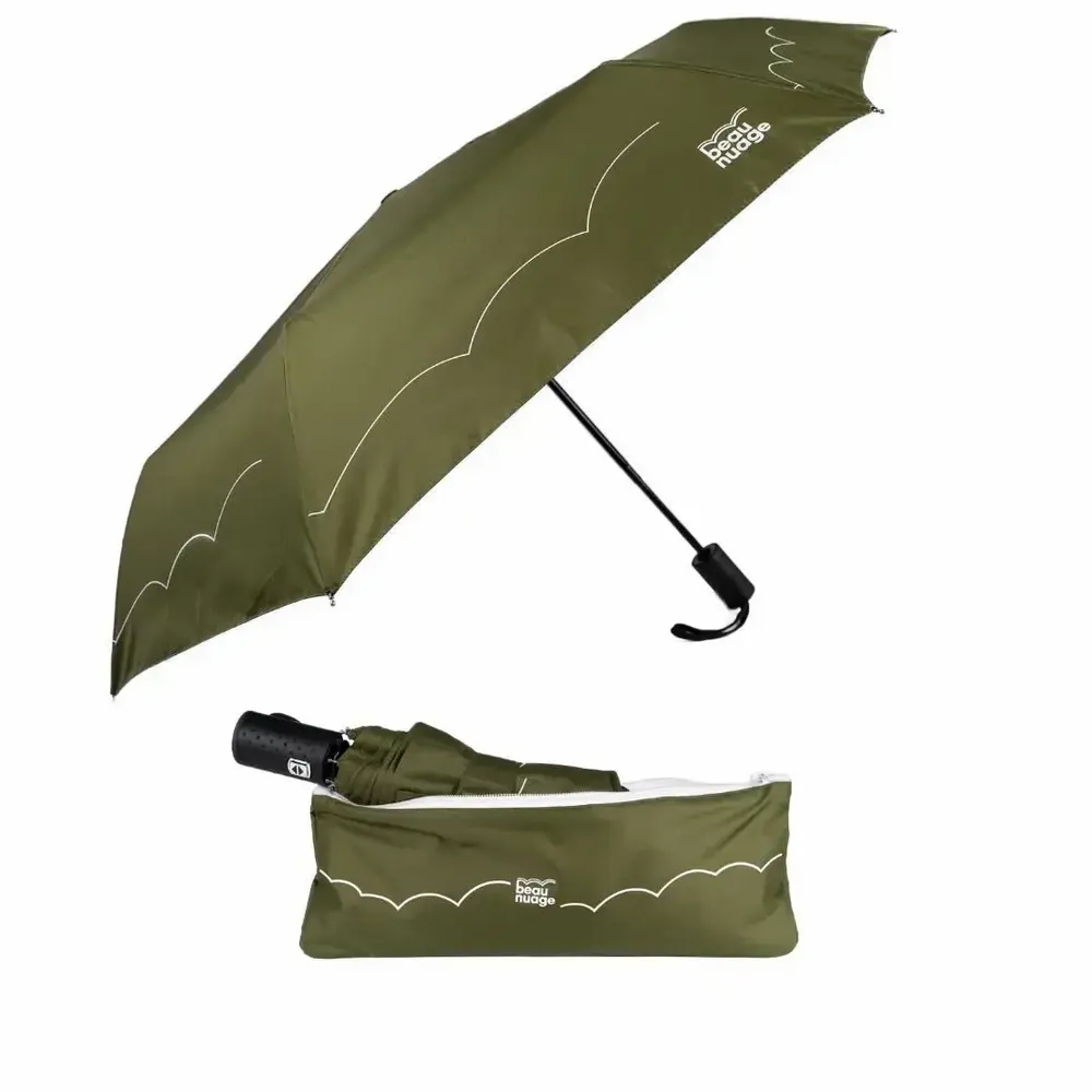 Petite maroquinerie - L'Automatique, parapluie éco-responsable et sa housse absorbante - BEAU NUAGE