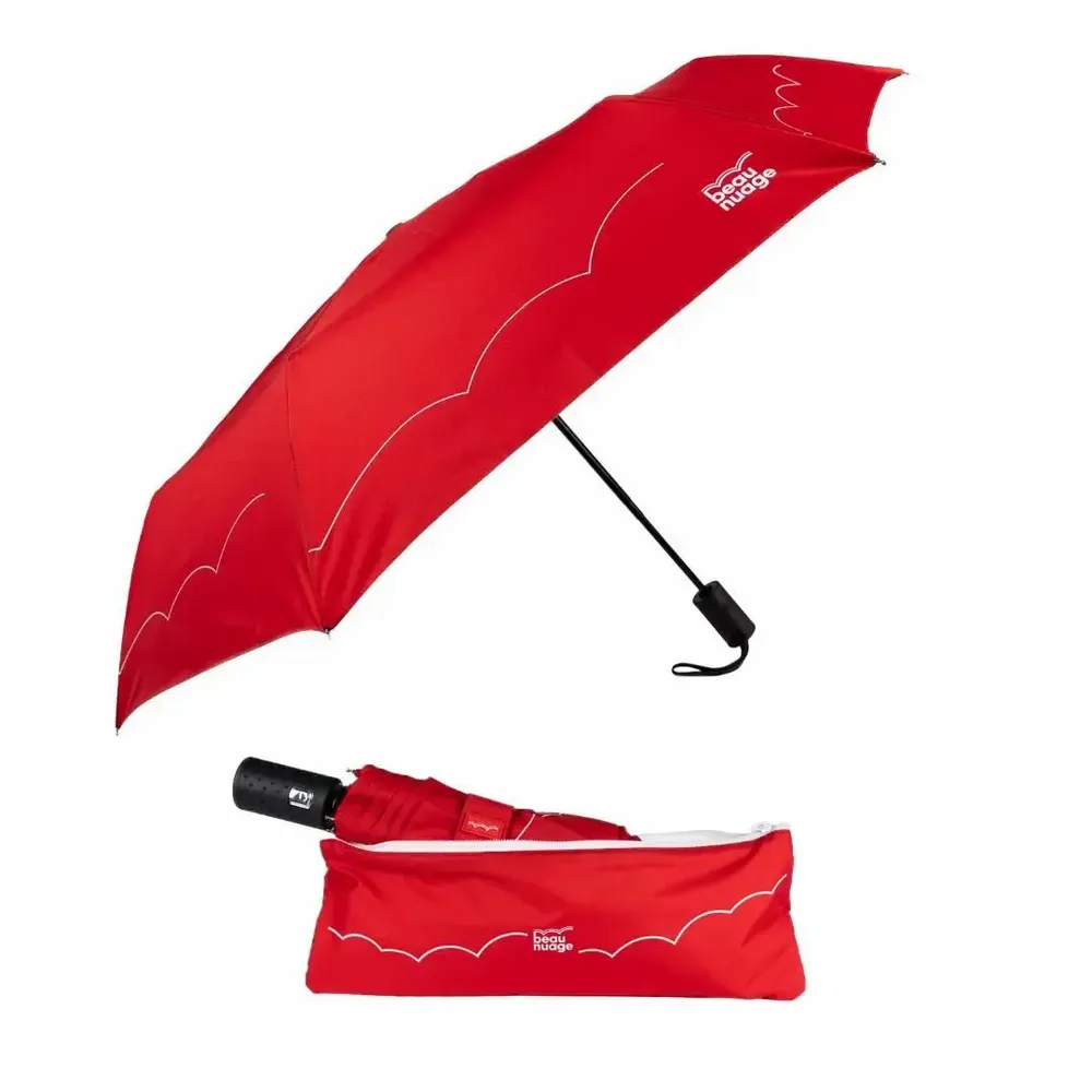 Petite maroquinerie - L'Automatique, parapluie éco-responsable et sa housse absorbante - BEAU NUAGE