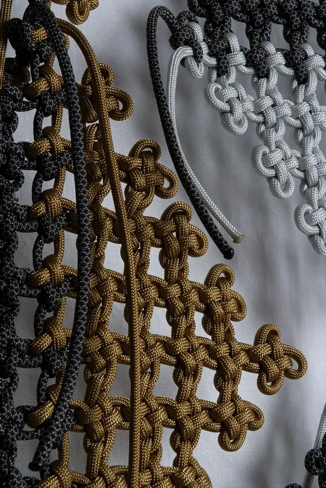 Stores extérieurs - Tenture Paravent THE KNOT - SARAH ALOISI PARIS