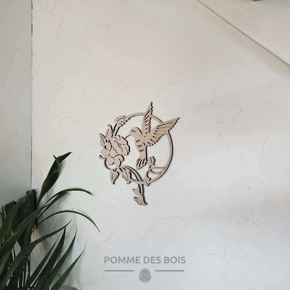 Tableaux - Tableau - Colibri Fleuri - POMME DES BOIS
