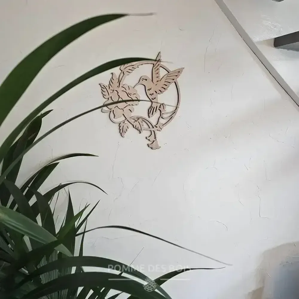Tableaux - Tableau - Colibri Fleuri - POMME DES BOIS
