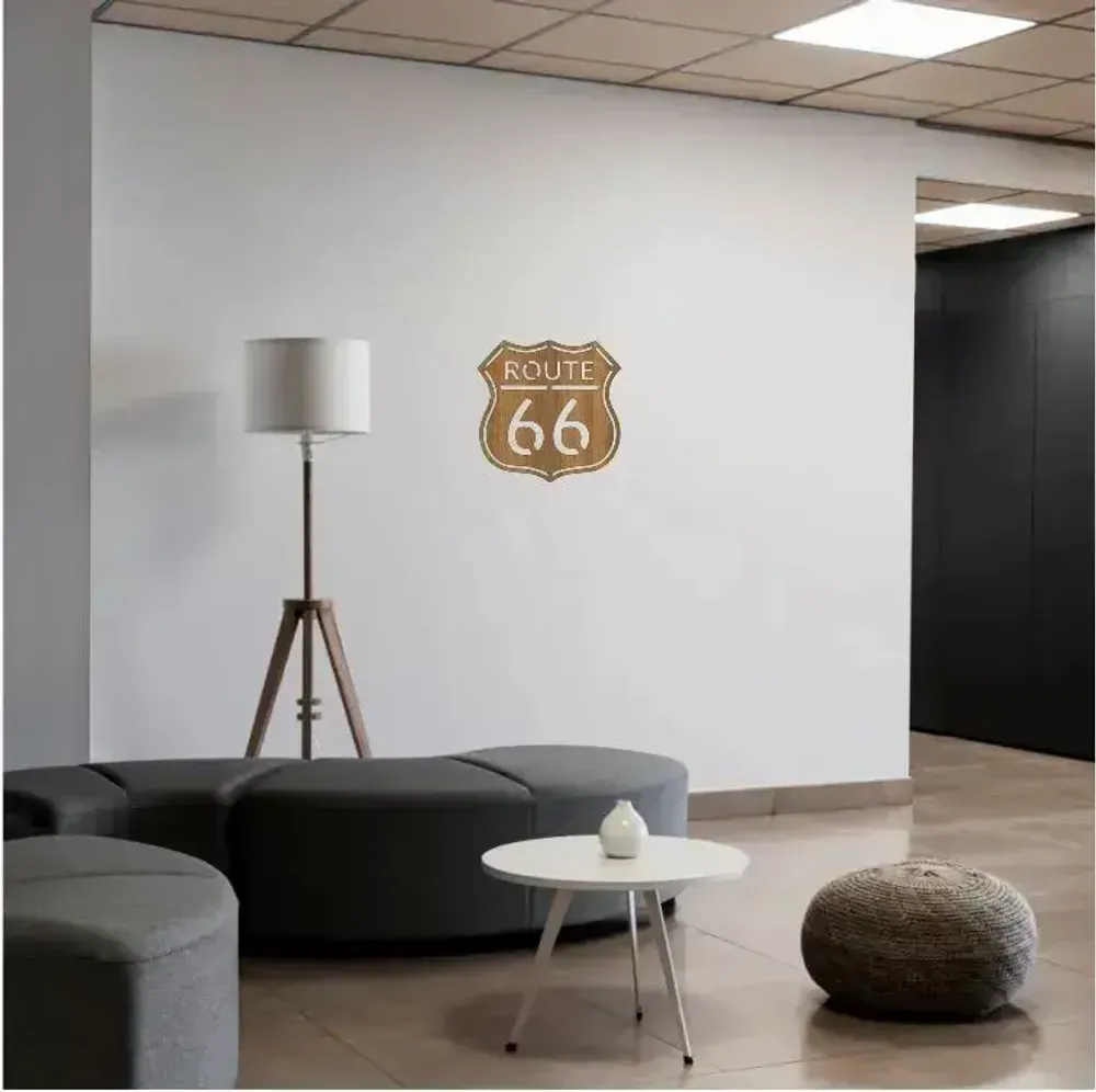 Paintings - Painting - Route 66 - POMME DES BOIS
