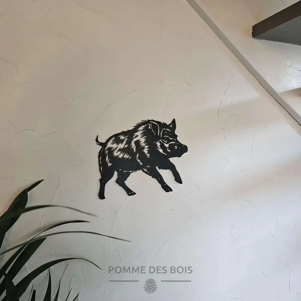 Tableaux - Tableau - Sanglier - POMME DES BOIS