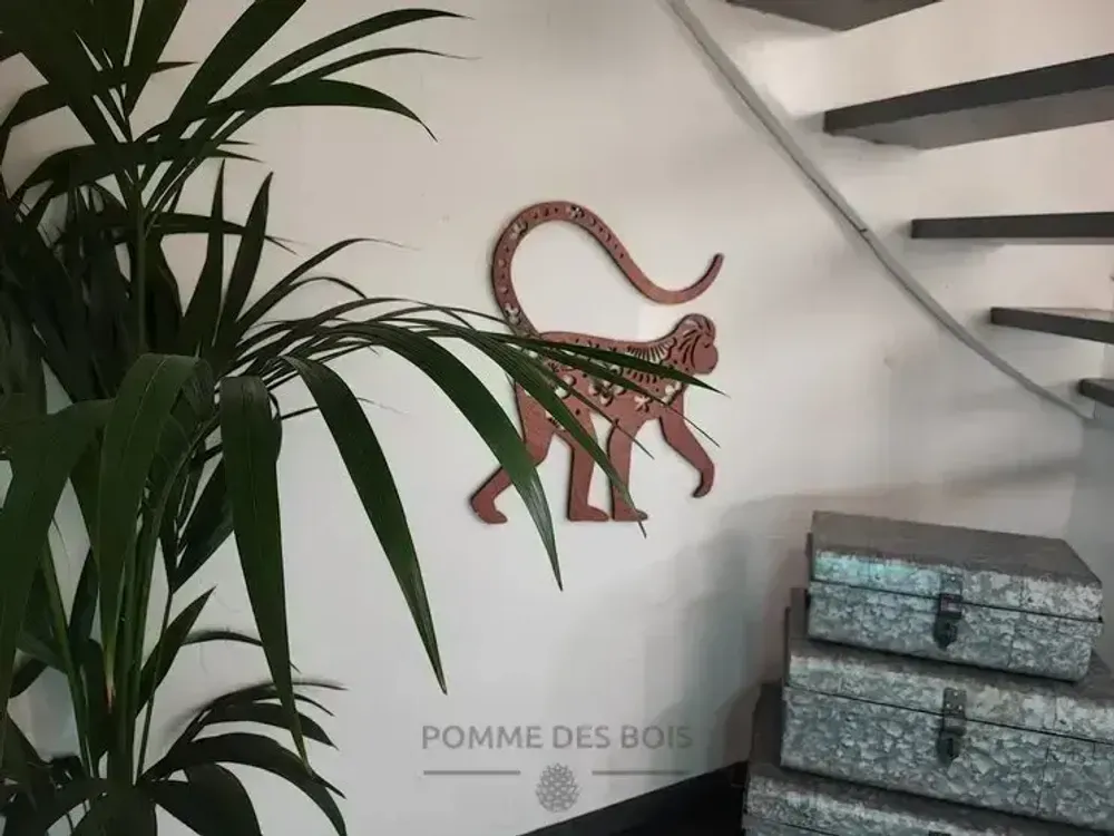 Paintings - Painting - Flower Monkey - POMME DES BOIS