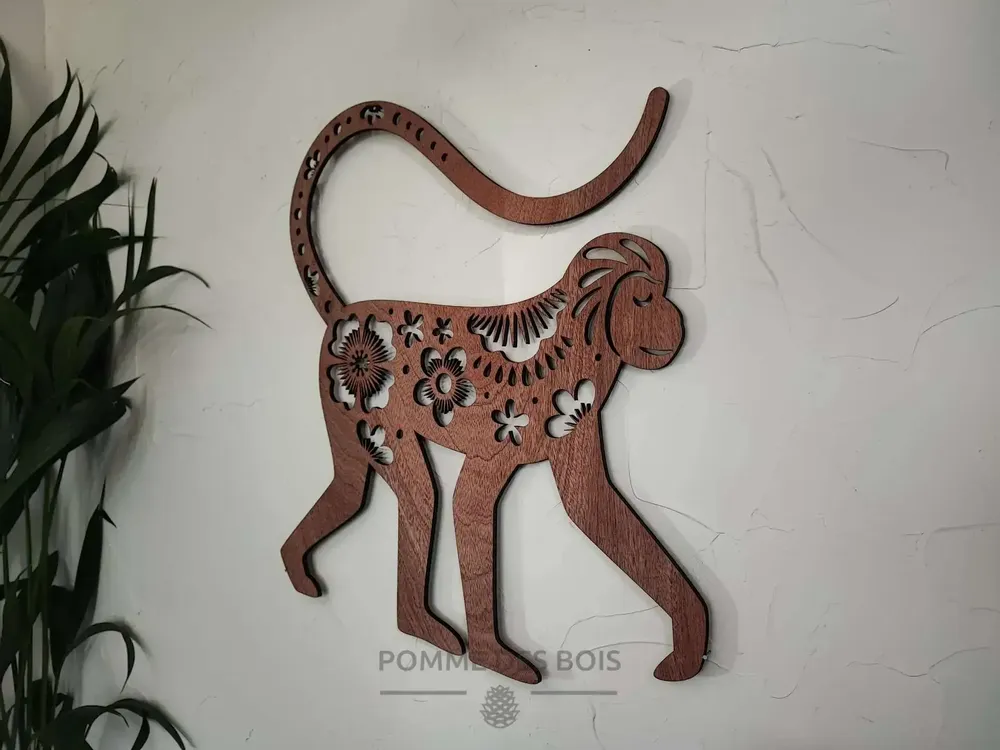 Paintings - Painting - Flower Monkey - POMME DES BOIS