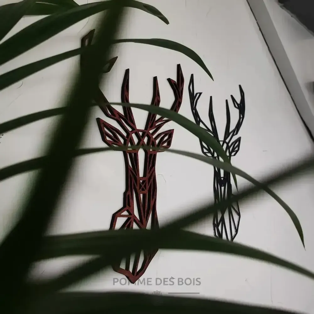 Tableaux - Tableau - Cerf - POMME DES BOIS