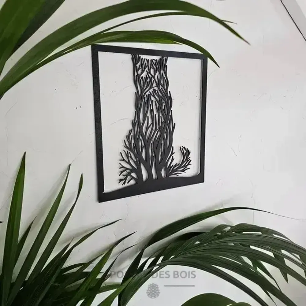 Tableaux - Tableau - Chat Arbre - POMME DES BOIS