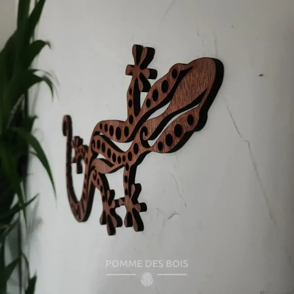 Paintings - Painting - Gecko - POMME DES BOIS