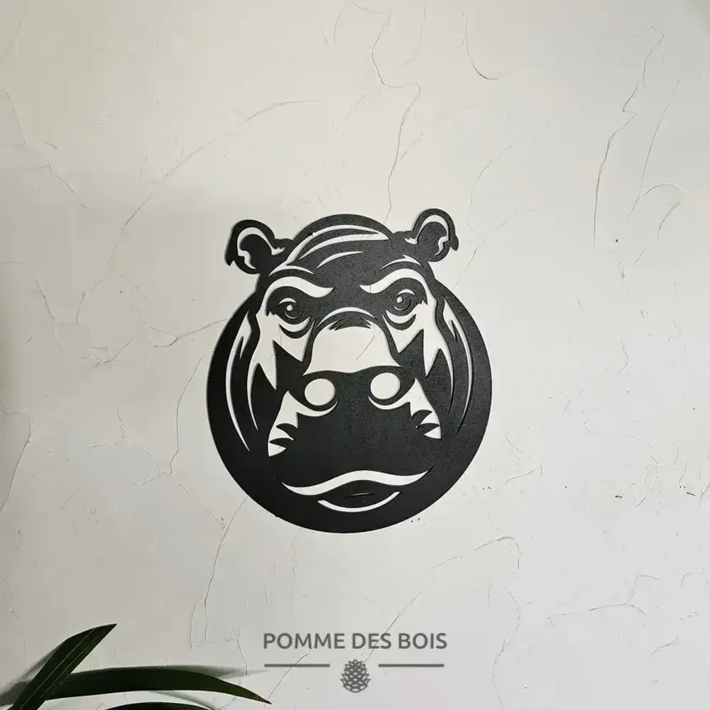 Paintings - Painting - Hippopotamus - POMME DES BOIS