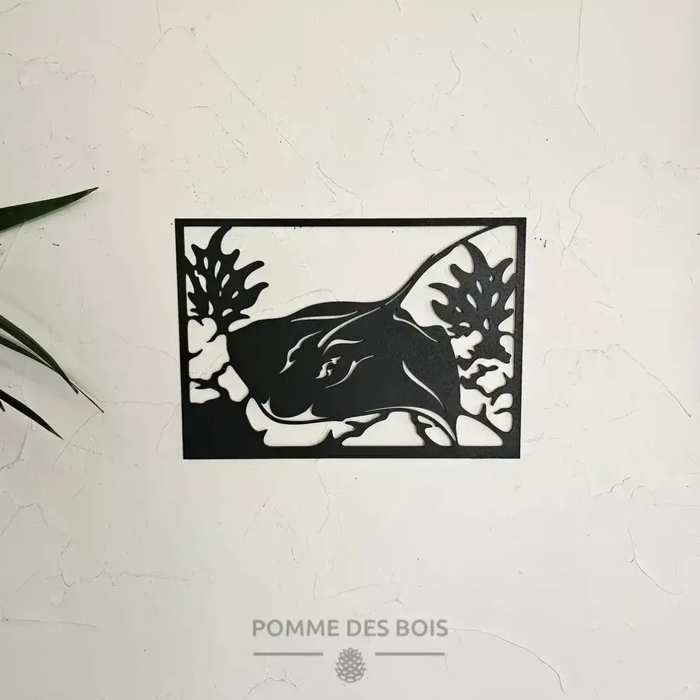 Tableaux - Tableau - Raie Manta Cadre - POMME DES BOIS