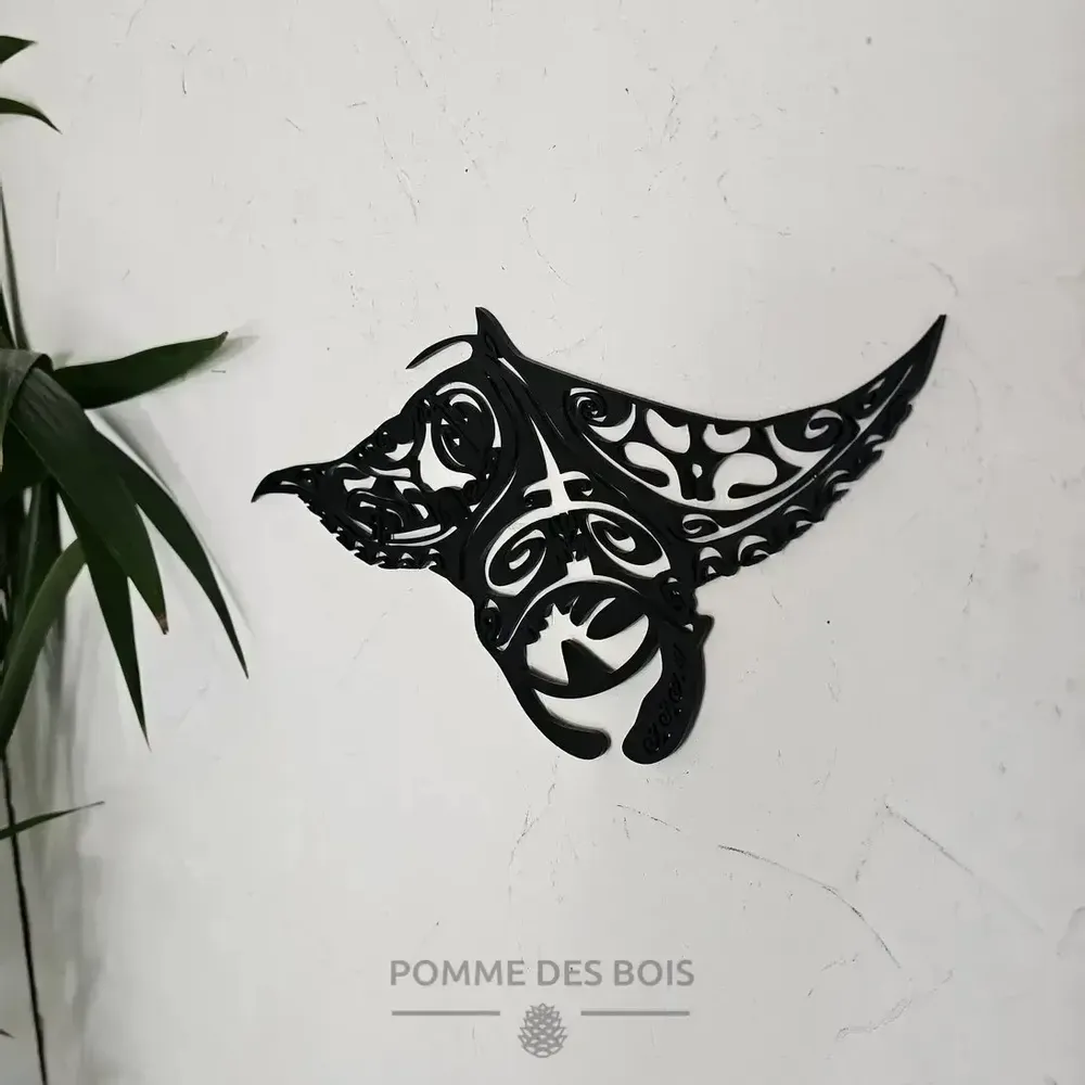Paintings - Painting - Maori Manta Ray - POMME DES BOIS